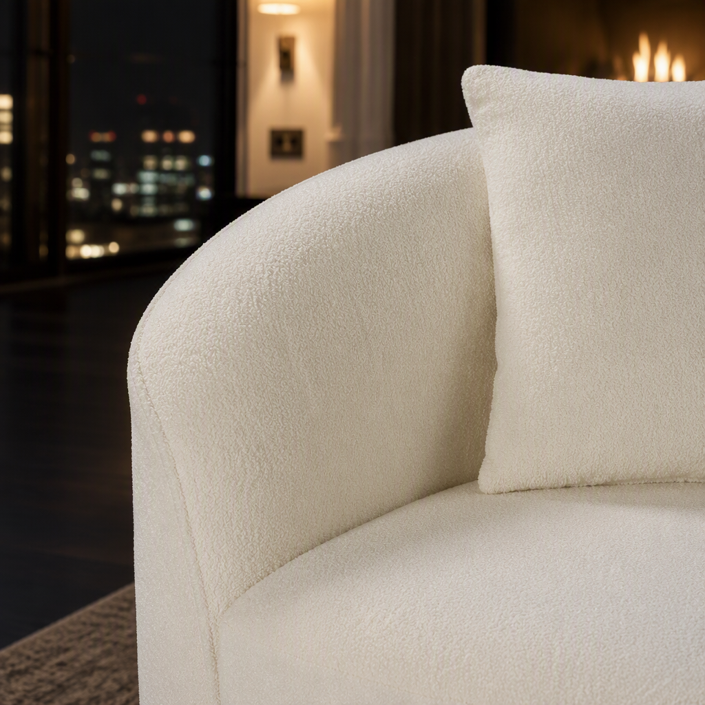 Sabbo Boucle Sofa lifestyle view 4