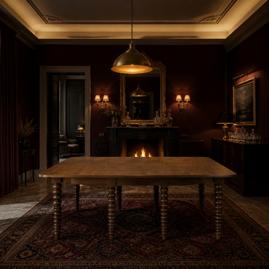 Torno Walnut Dining Table lifestyle image 2