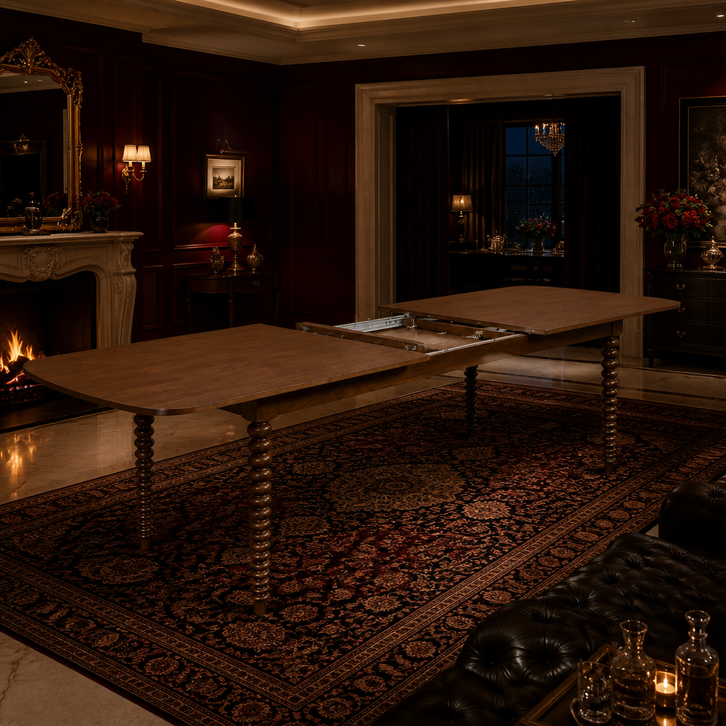Torno Walnut Dining Table lifestyle image 4