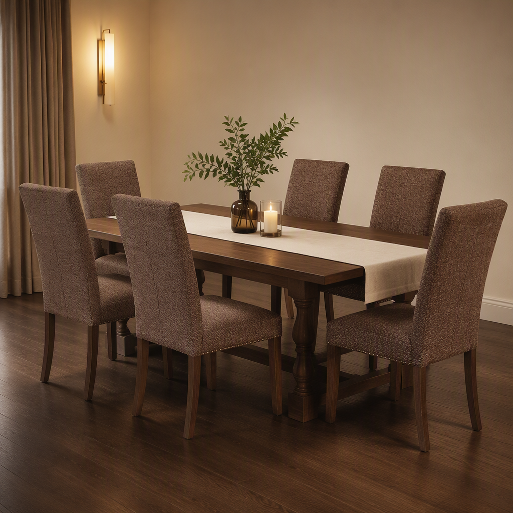 Upholstered Fabric Dining Chair II lifestyle image 1