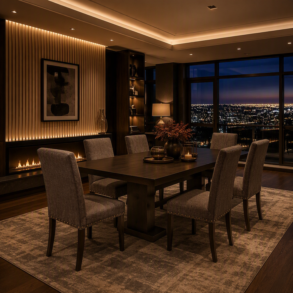 Upholstered Fabric Dining Chair II lifestyle image 4