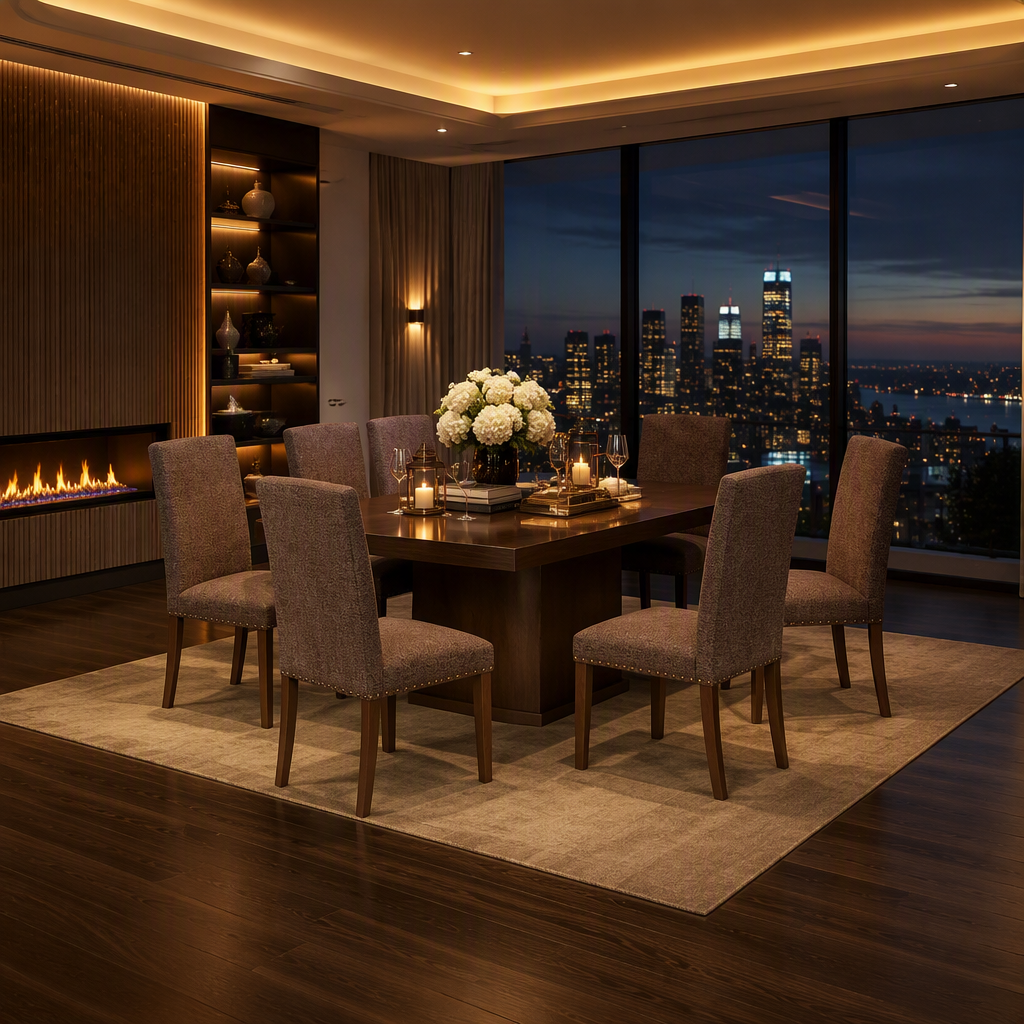 Upholstered Fabric Dining Chair II lifestyle image 5