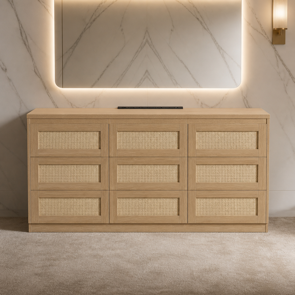 Rattan Dresser lifestyle view 1