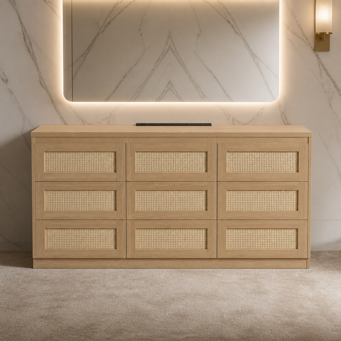Rattan Dresser lifestyle view 1