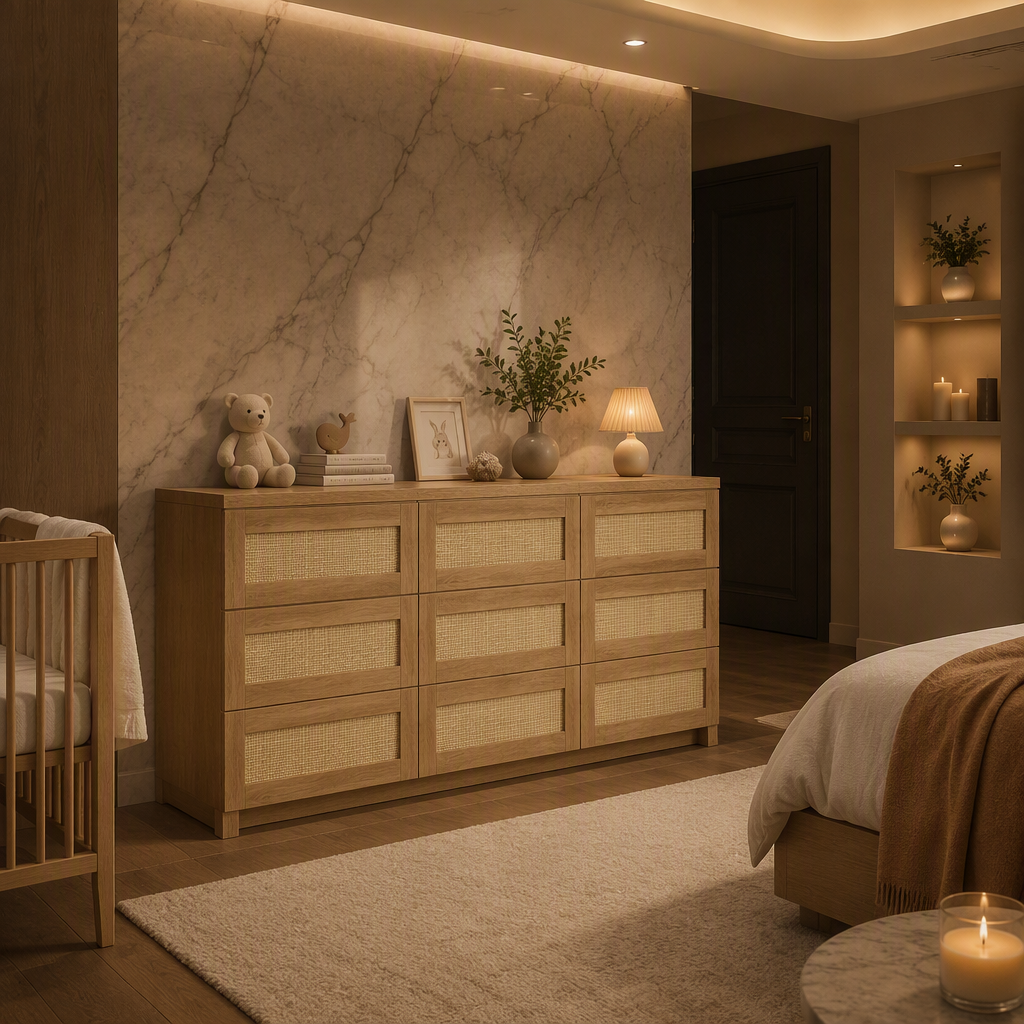Rattan Dresser lifestyle view 4