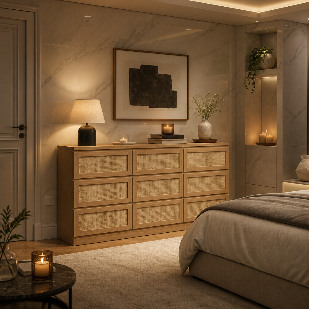 Rattan Dresser lifestyle view 6