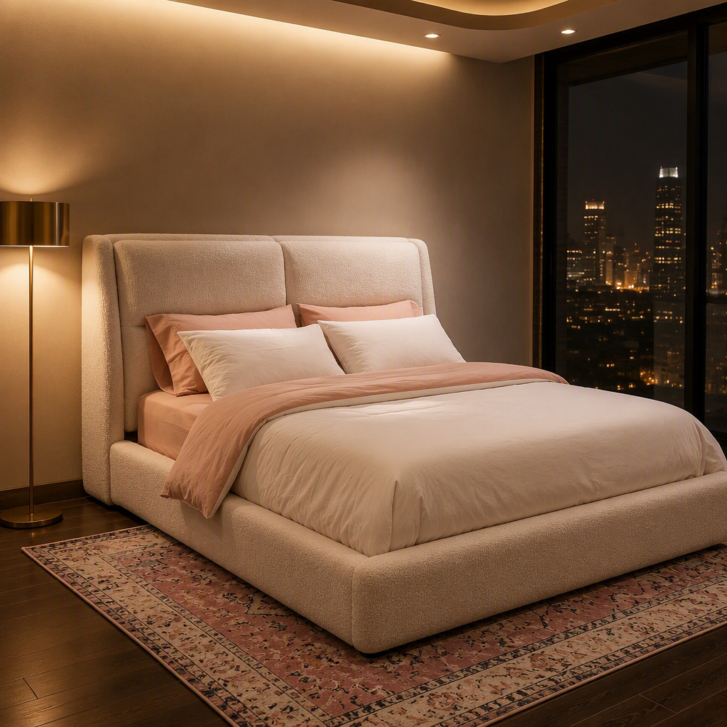 Size Boucle Bed Frame hero image 1