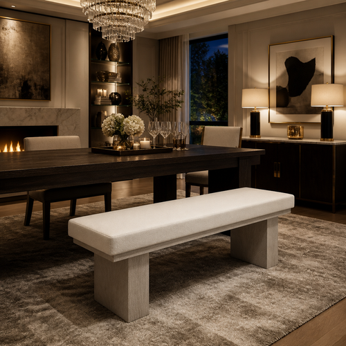 Westely Solid Wood Bench — lifestyle image 2