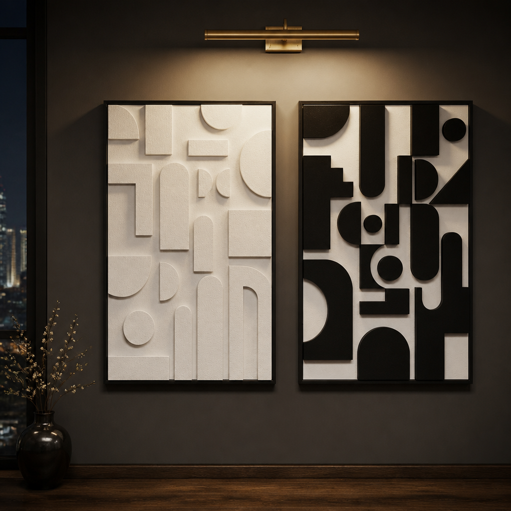 Textured Minimalist Wood Wall Art hero image 1