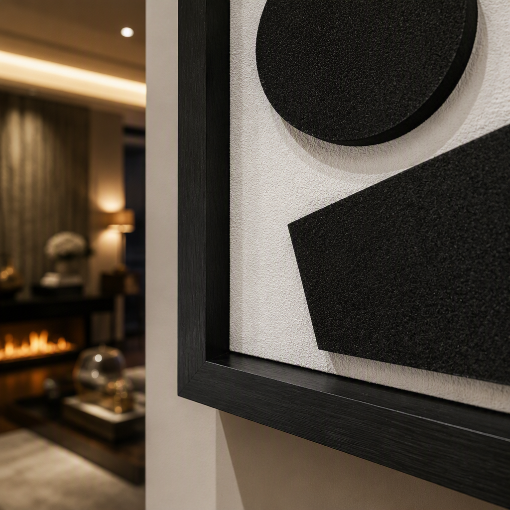 Textured Minimalist Wood Wall Art lifestyle image 5