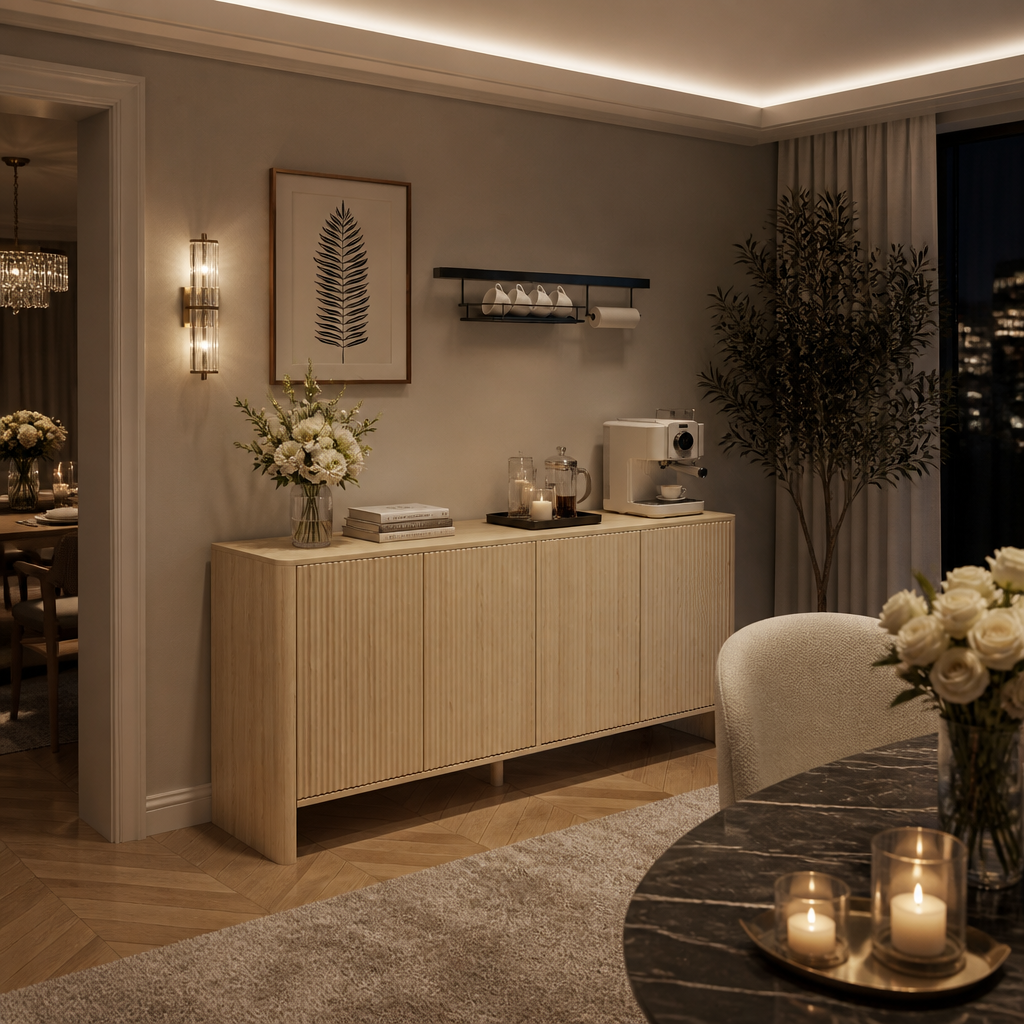 Wood Natural Sideboard lifestyle image 6