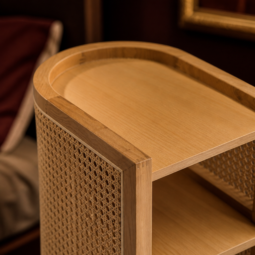 Versailles Rattan Side Table — Oak & Hour lifestyle image 5