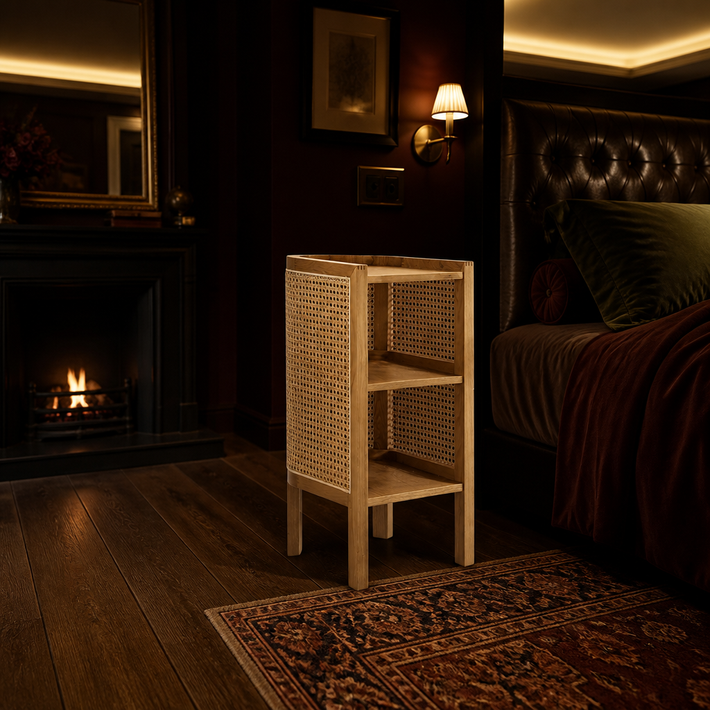 Versailles Rattan Side Table — Oak & Hour lifestyle image 6