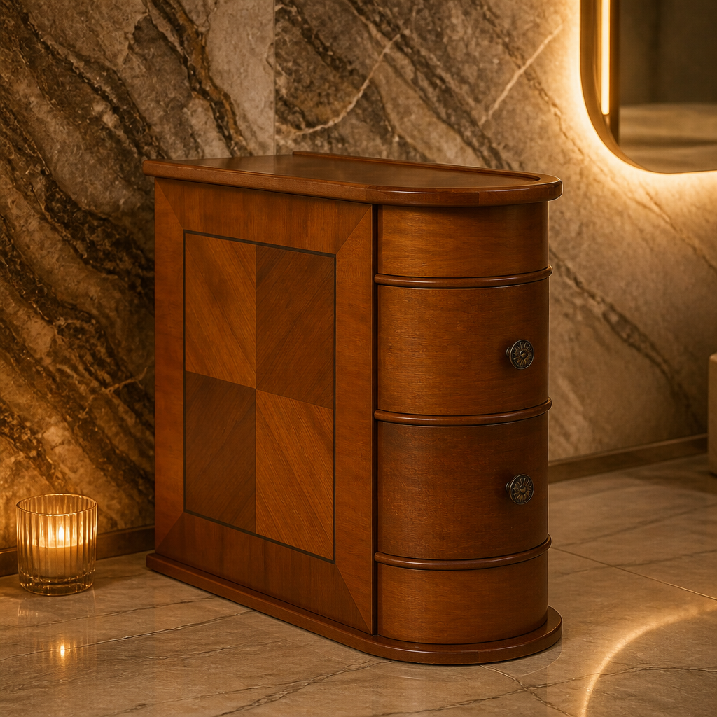 Solid Wood Side Table — hero image 1