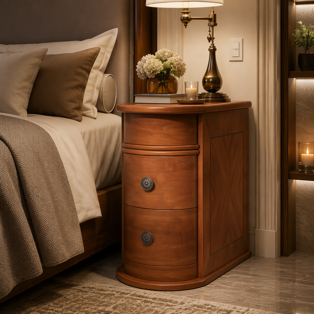 Solid Wood Side Table — lifestyle image 3