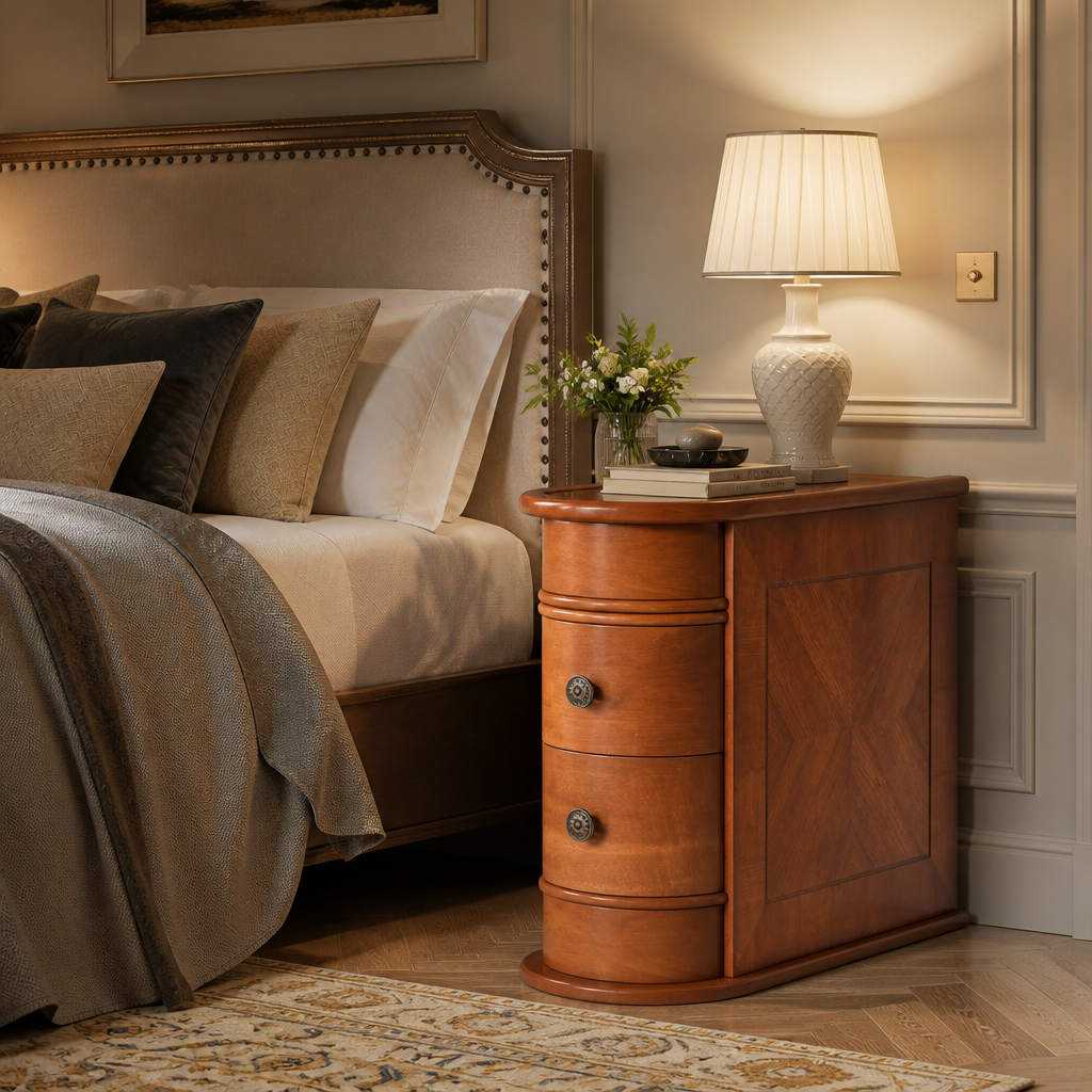 Solid Wood Side Table — lifestyle image 4