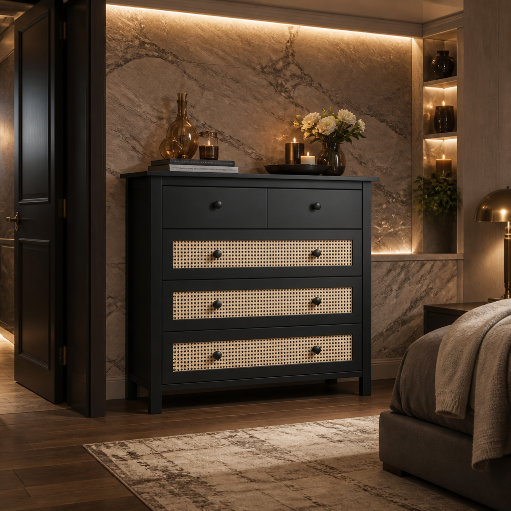 Simple Modern Wood Sideboard lifestyle image 3