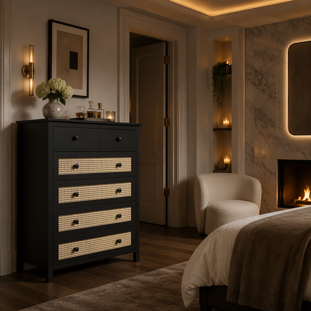 Simple Modern Wood Sideboard lifestyle image 4
