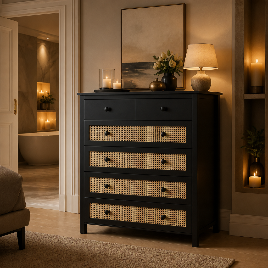 Simple Modern Wood Sideboard lifestyle image 5