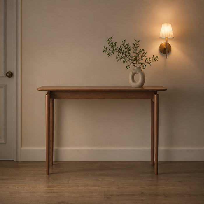 Walnut Console Table lifestyle image 1