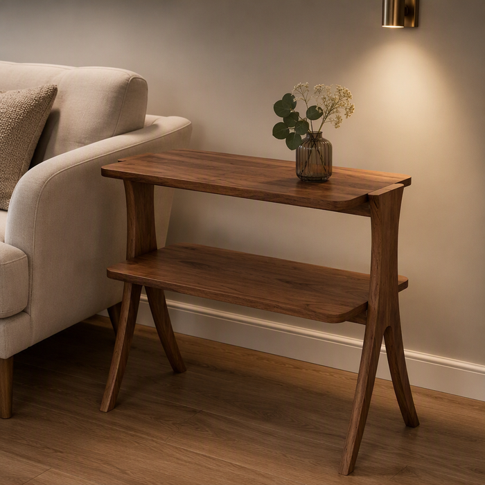 Walnut Side Table — lifestyle image 1