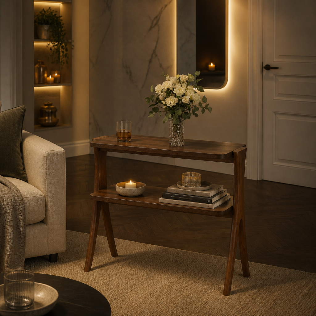 Walnut Side Table — lifestyle image 5
