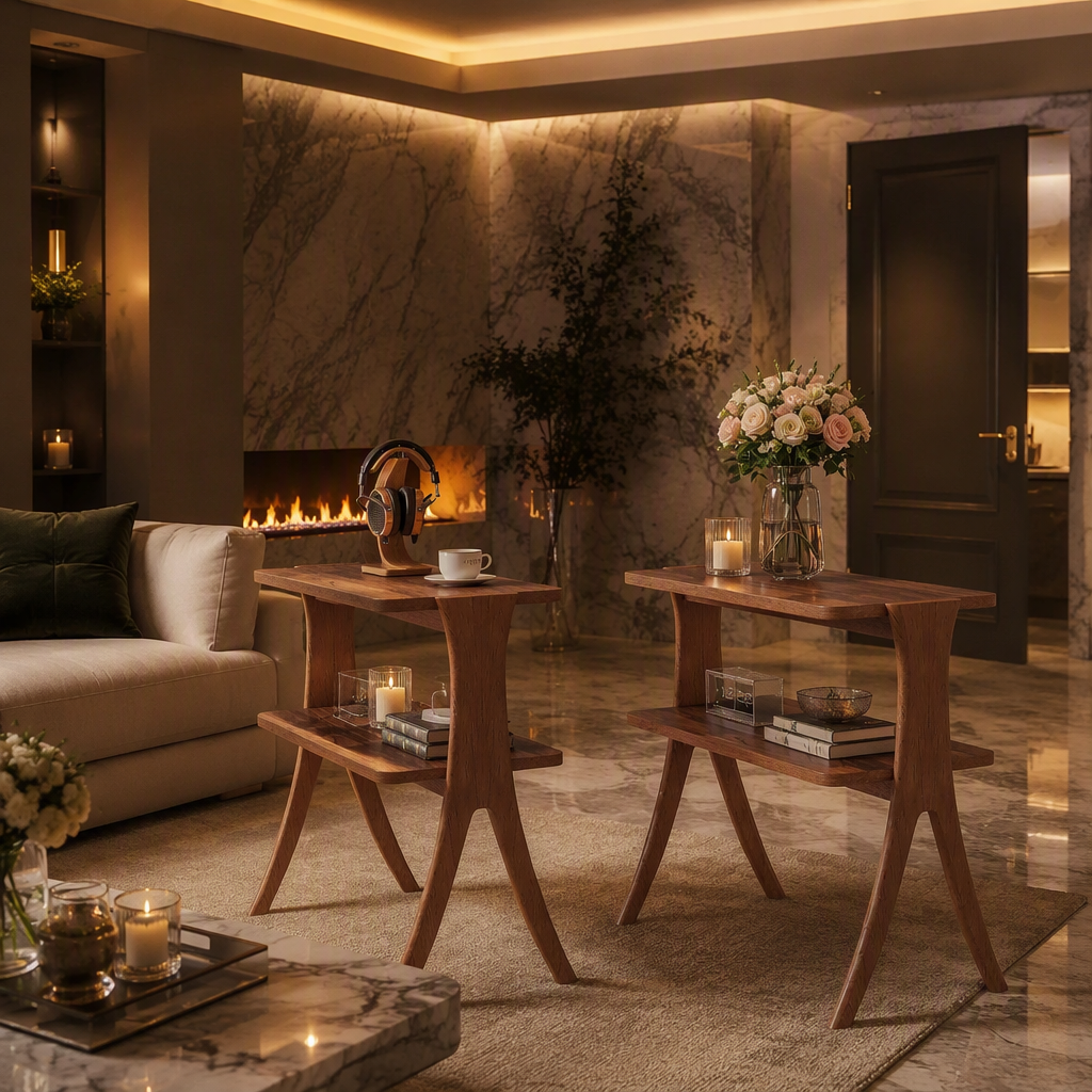Walnut Side Table — lifestyle image 7