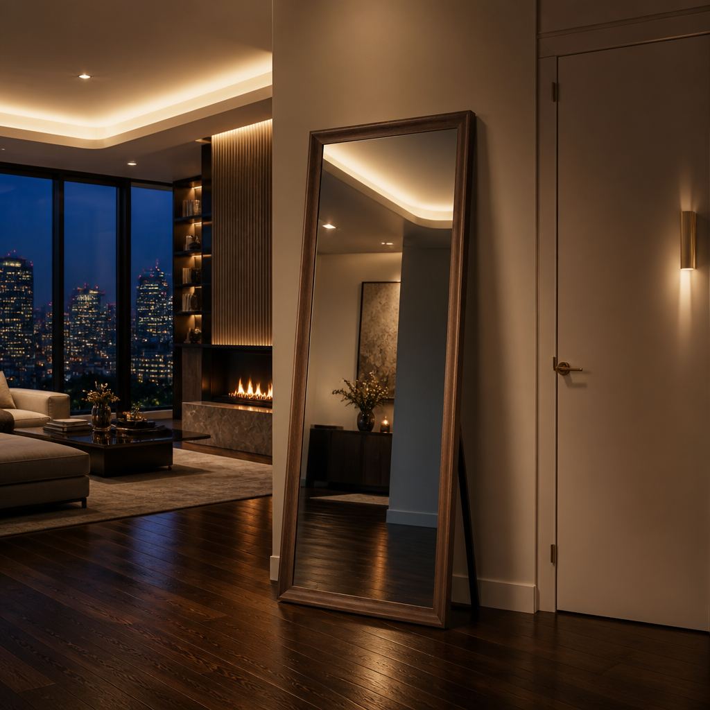 Walnut Mirror — lifestyle image 6