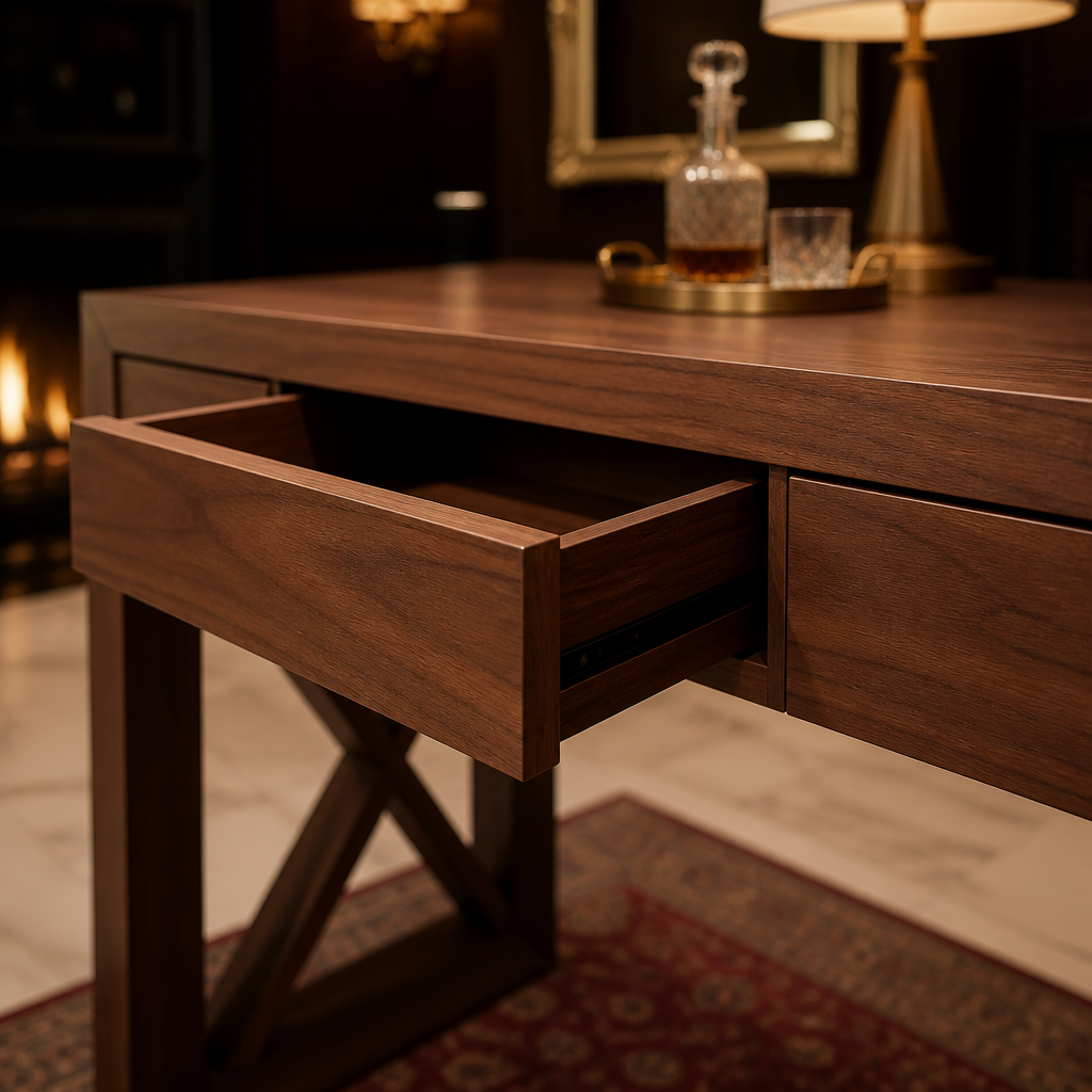 Walnut Mid-Century Desk lifestyle image 5