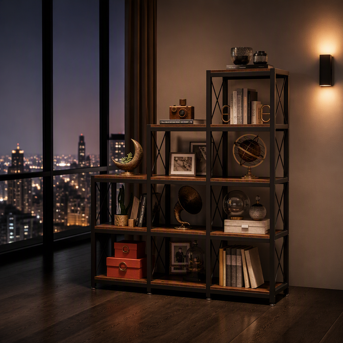 Shelves Industrial Bookshelf — hero image 1