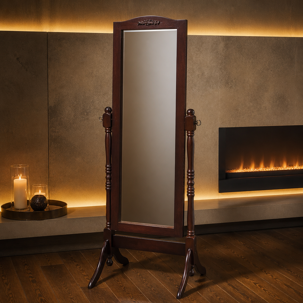 Victoria Walnut Mirror — Oak & Hour lifestyle image 1