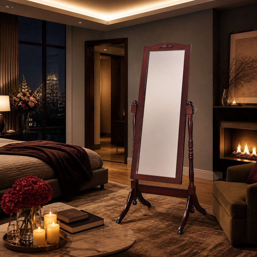 Victoria Walnut Mirror — Oak & Hour lifestyle image 4