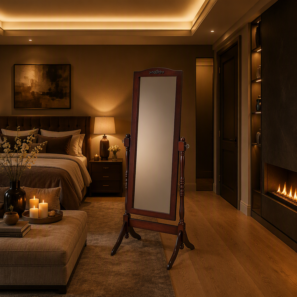 Victoria Walnut Mirror — Oak & Hour lifestyle image 5