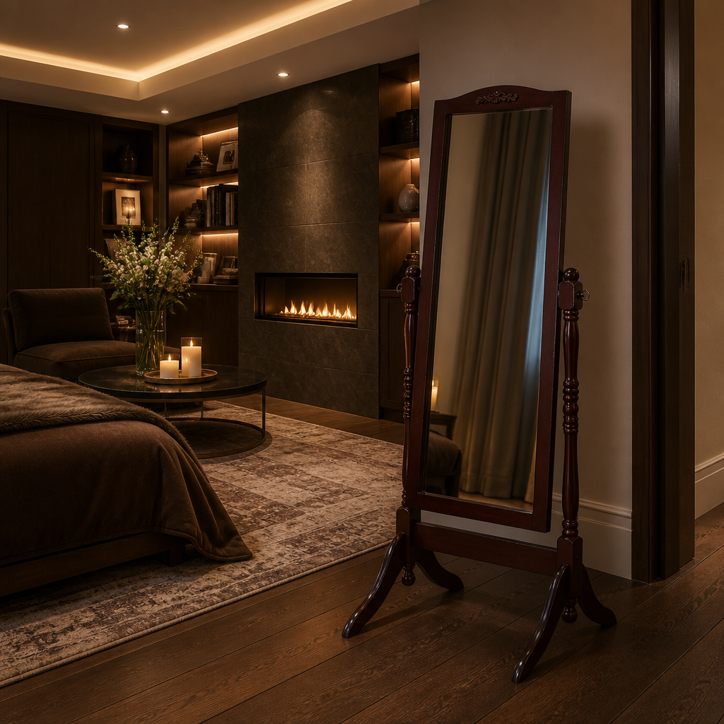 Victoria Walnut Mirror — Oak & Hour lifestyle image 6