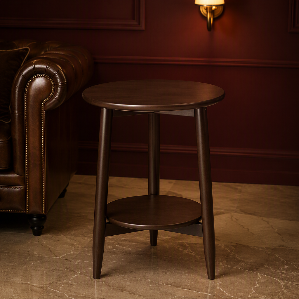 Walnut Side Table II — lifestyle image 1