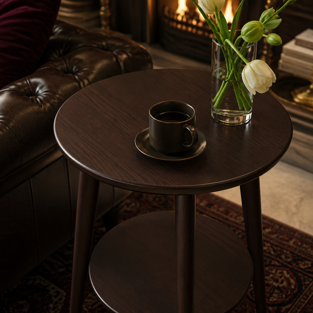 Walnut Side Table II — lifestyle image 2