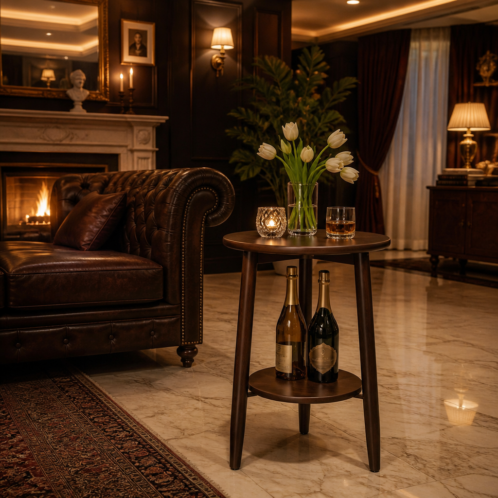 Walnut Side Table II — lifestyle image 4