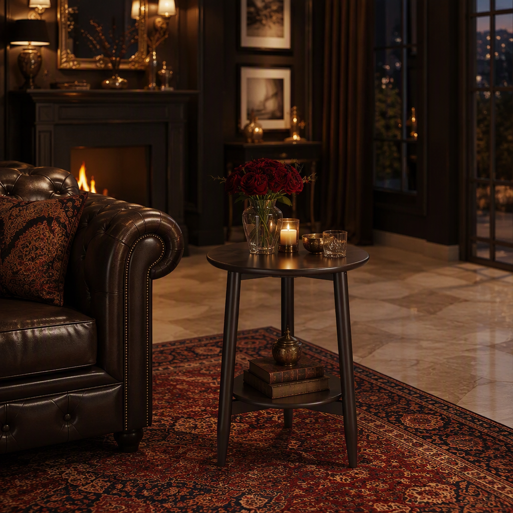 Walnut Side Table II — lifestyle image 6