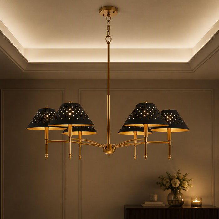 Tribesigns Farmhouse Chandelier lifestyle view 1