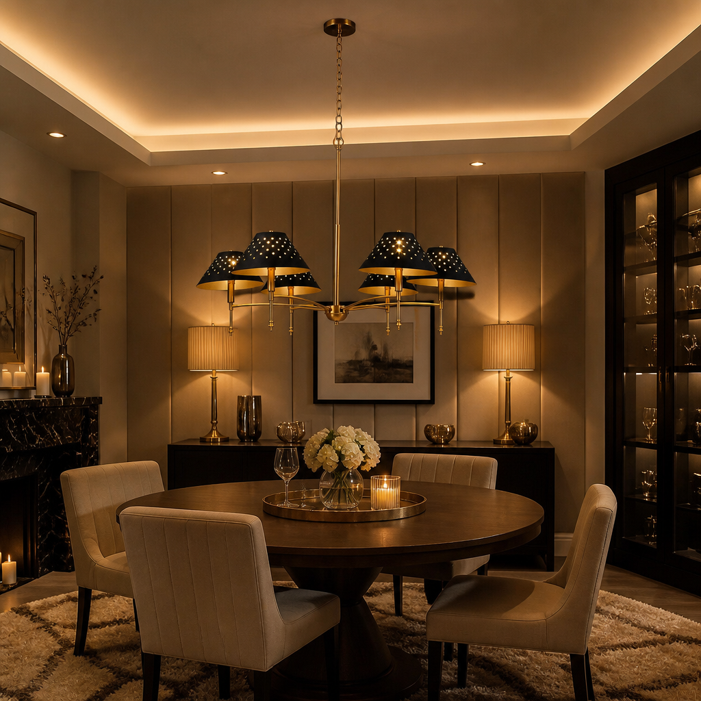 Tribesigns Farmhouse Chandelier lifestyle view 3
