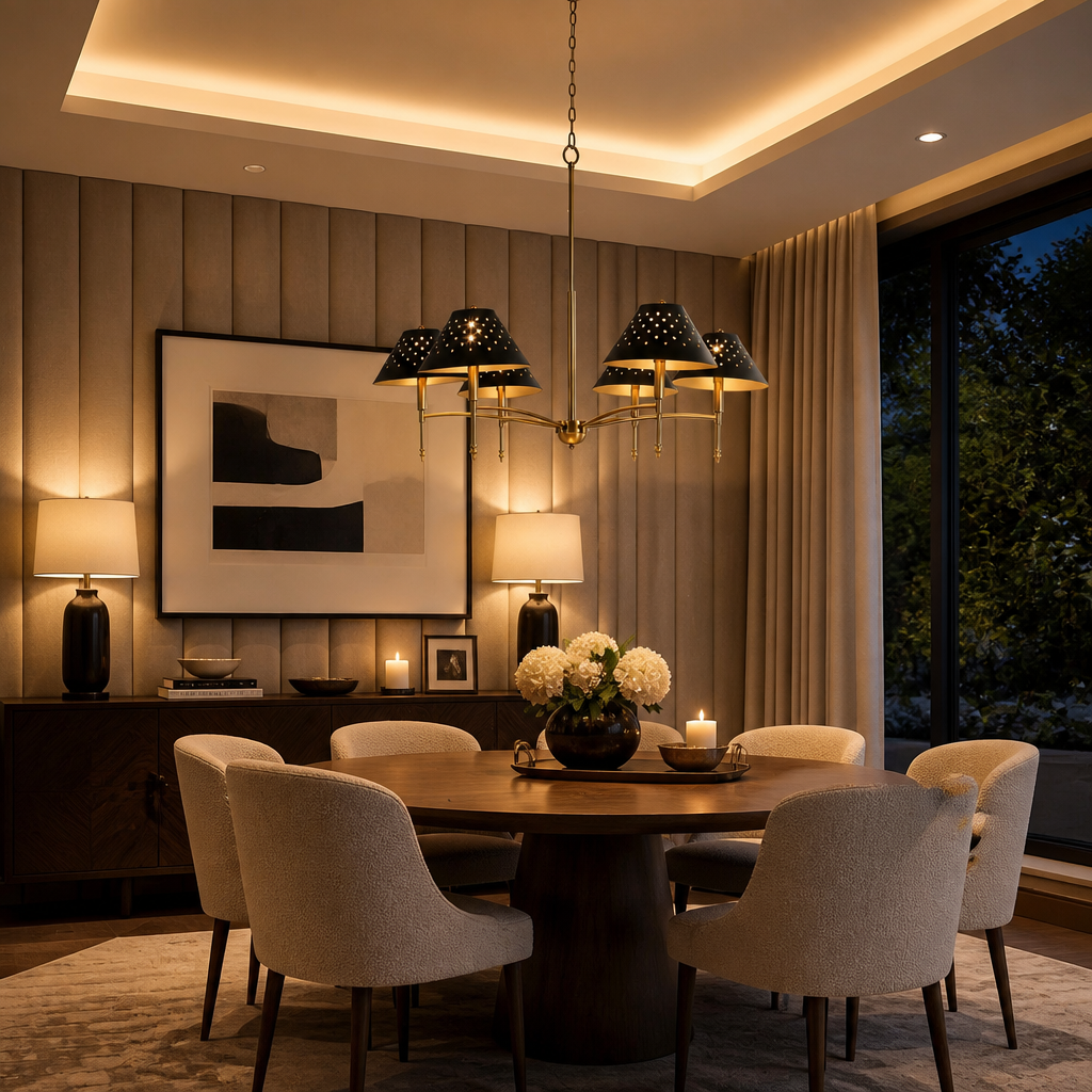 Tribesigns Farmhouse Chandelier lifestyle view 4