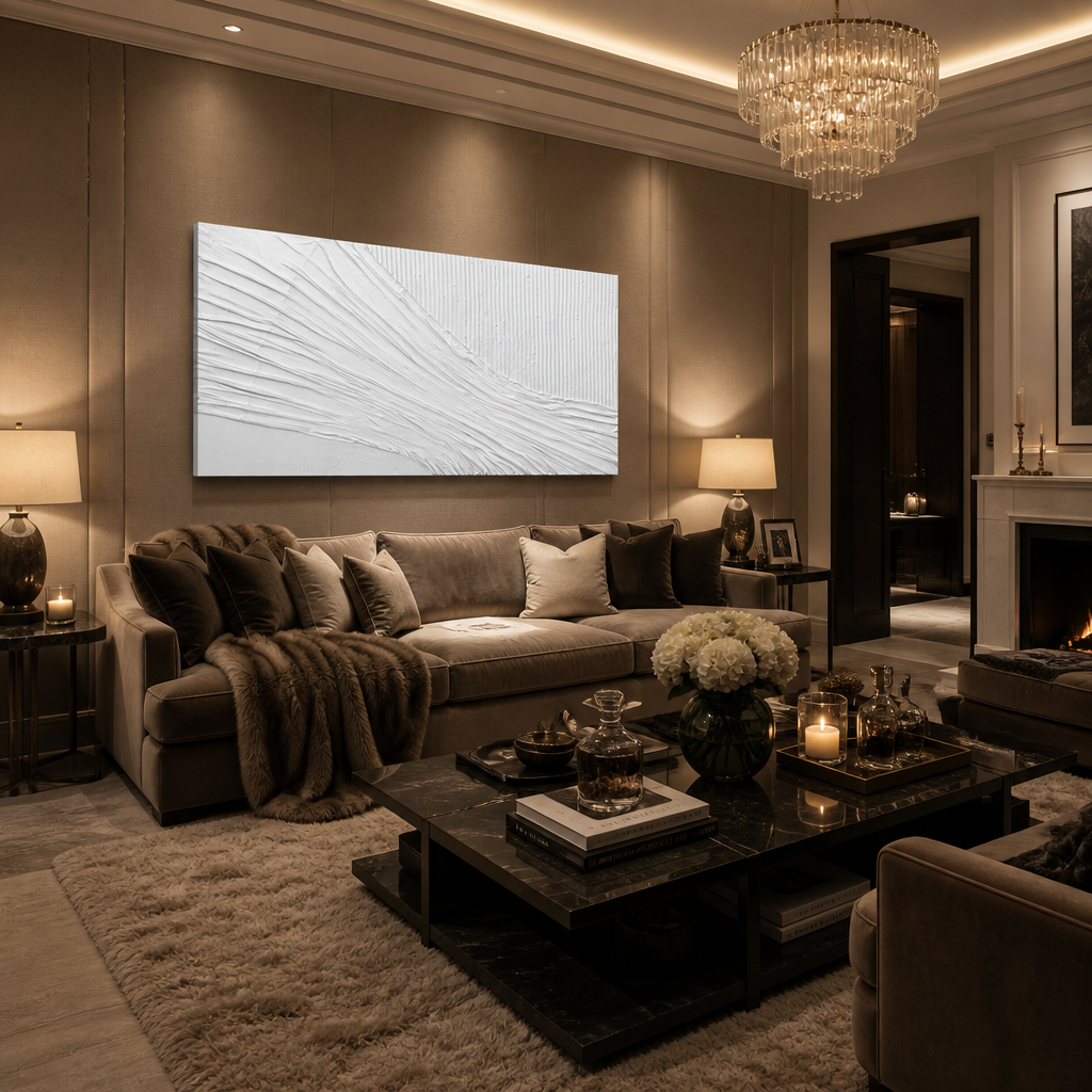 Textured Minimalist Wall Art lifestyle image 2