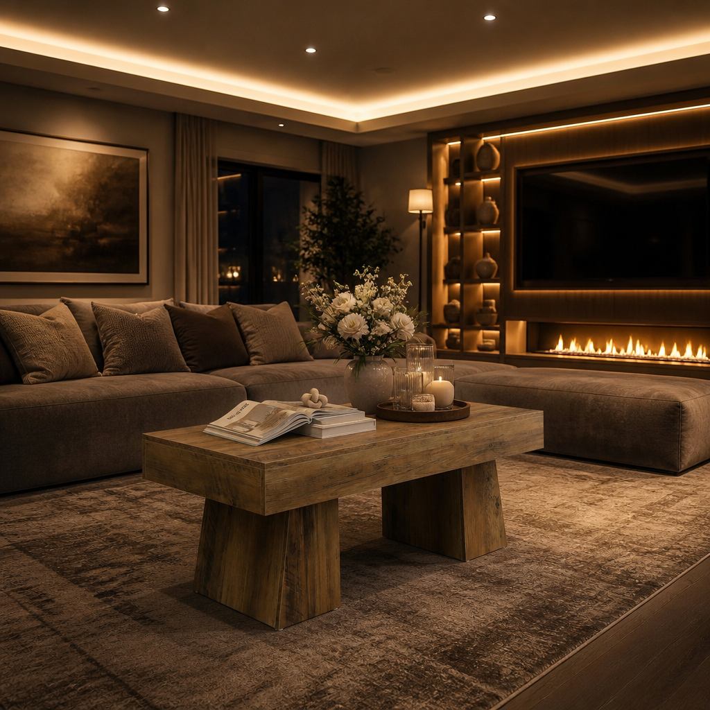 Vintage Wood Coffee Table lifestyle image 7