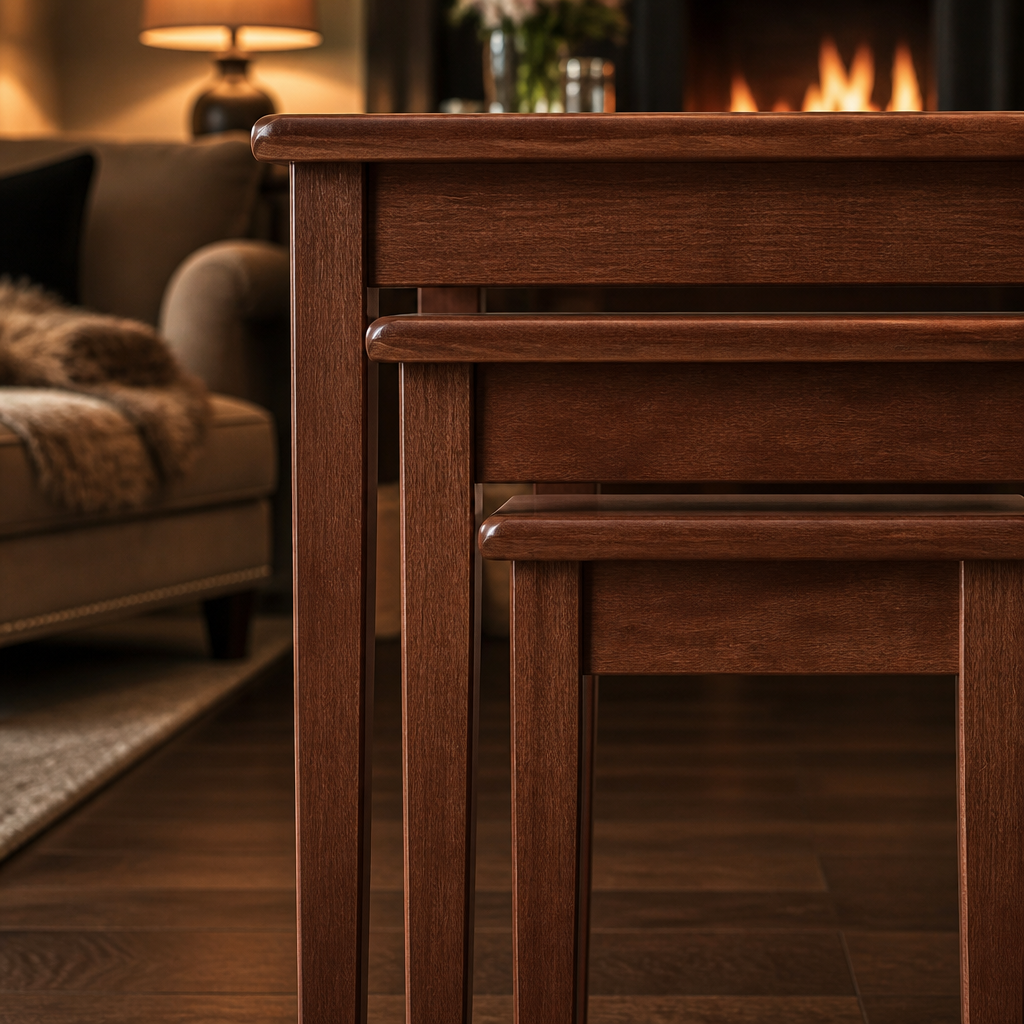 Regalia Walnut Side Table — lifestyle image 5