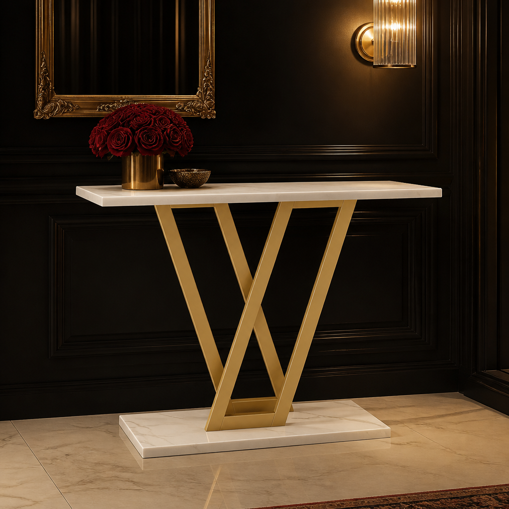 Set of 3 Industrial Console Table hero image 1