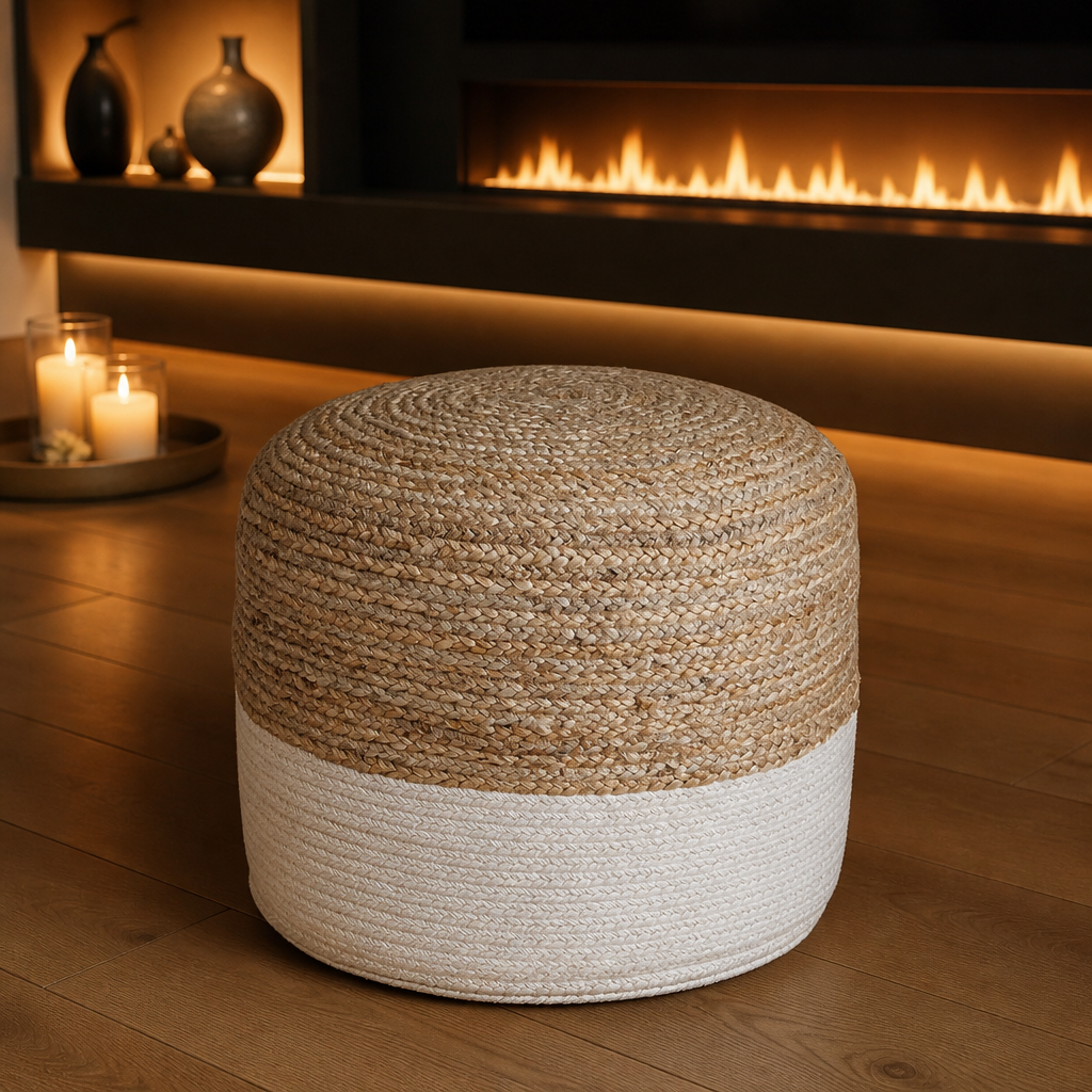 Signature Cotton Ottoman — hero image 1