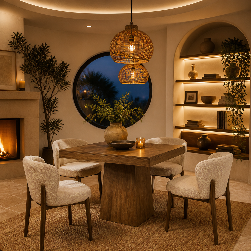 Square Farmhouse Dining Table lifestyle view 6