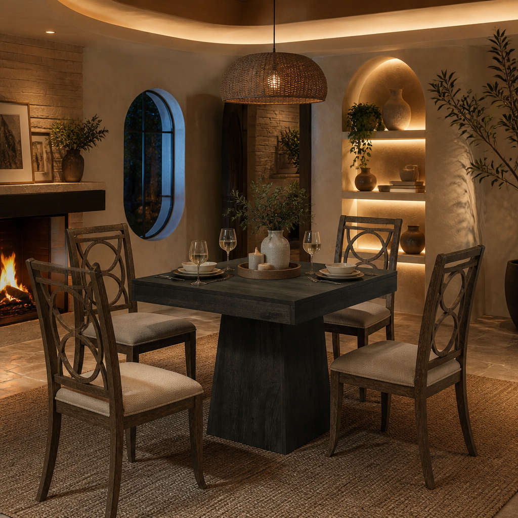 Square Farmhouse Dining Table lifestyle view 7