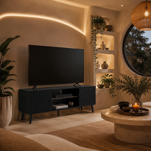Wood TV Stand lifestyle image 2