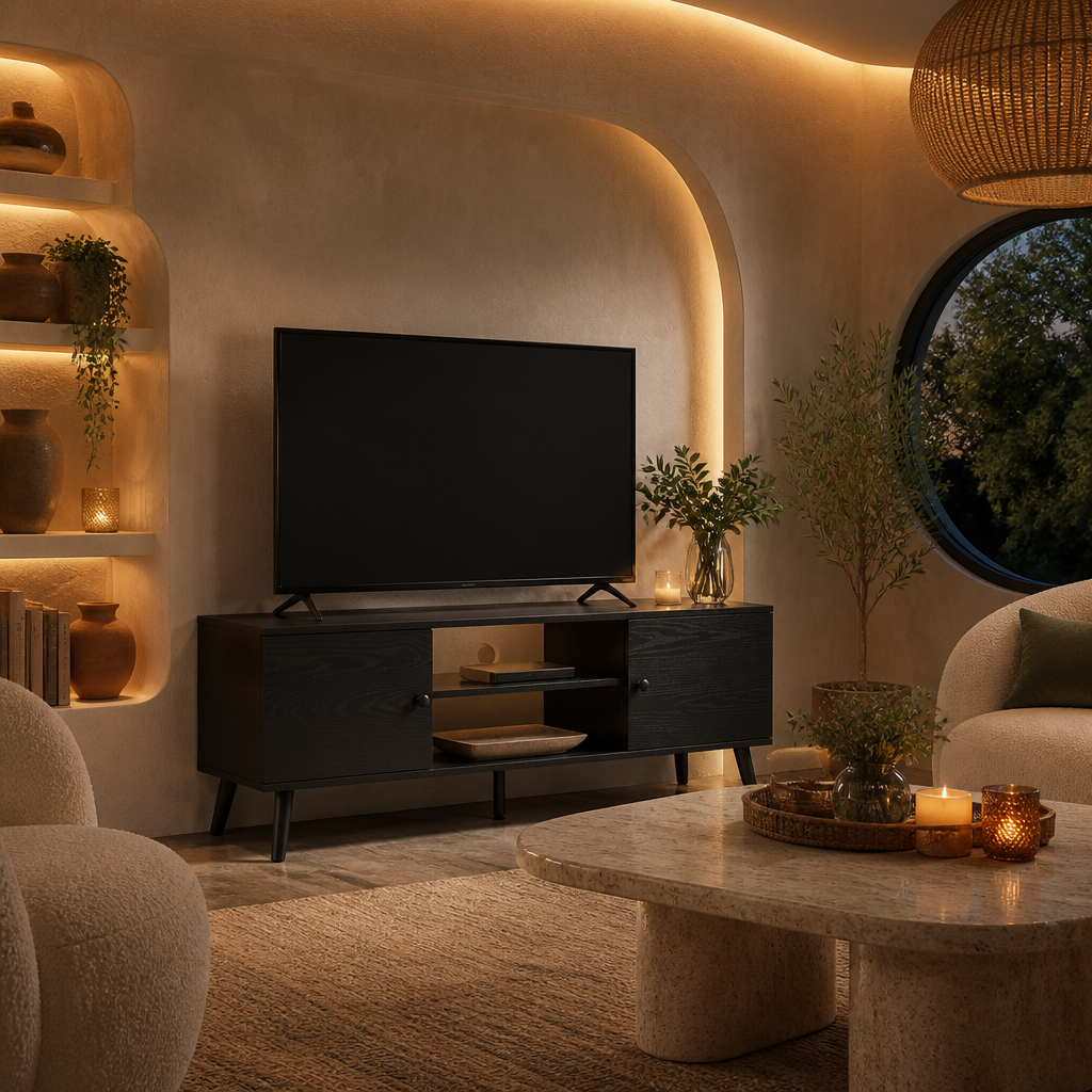 Wood TV Stand lifestyle image 6